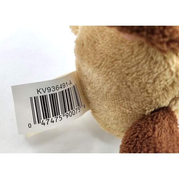 Chocolate Scented Teddy Bear Dan Dee Hang Tush Tag Red Ribbon 2018 7" Plush - Picture 11 of 11